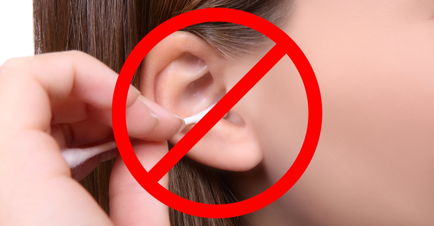 Avoid using cotton swabs for ear cleaning