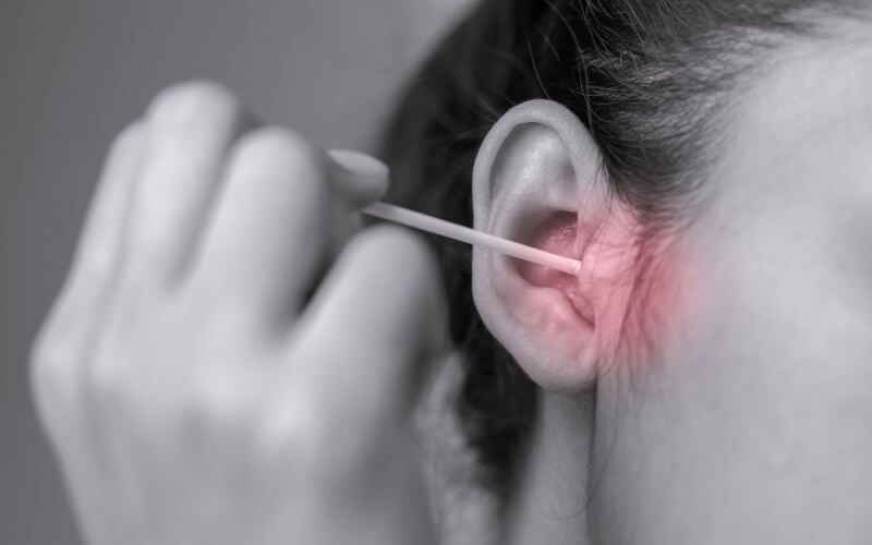 using cotton buds - blog post.